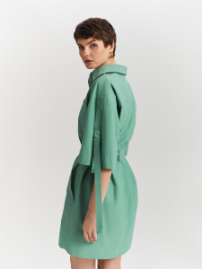 Платье-рубашка из хлопка