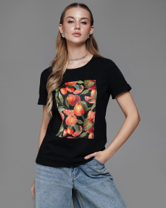 Футболка с шёлковой вставкой FSK083