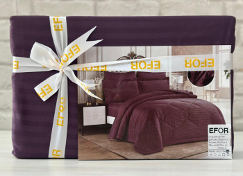 КПБ EFOR SATIN MURDUM фиолетовый (4 наволочки)