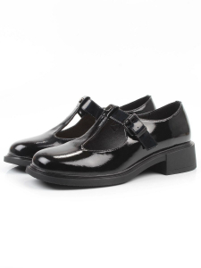 06-M47-16 BLACK Туфли женские (натуральная кожа)