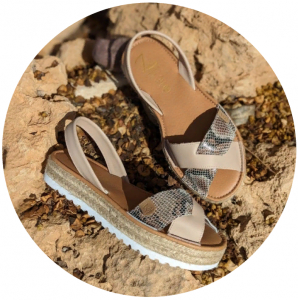 AB. ZAPATOS CRUZ/YUTE · beig Serpiente