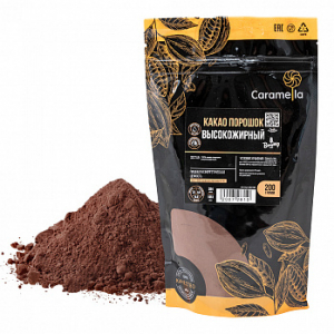 Какао порошок B.Callebaut Темный, 22/24%, 200 г