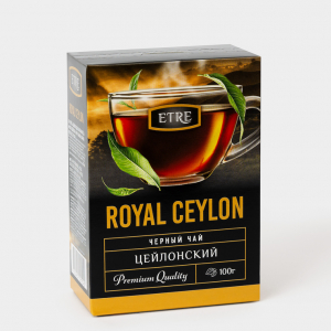 «ETRE», чай Royal Ceylon черный цейлонский листовой, 100 г