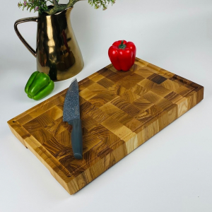 888-549 Доска разделочная торцевая на силик. ножках 41х28