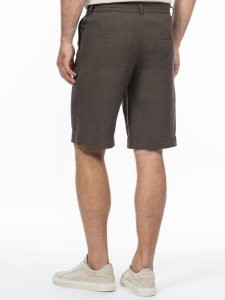 Прямые шорты изо льна