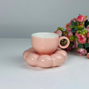 164-023 Чашка 220мл с блюдцем в под.цуп.(х24)Фарфор