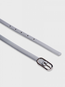 Ремень узкий голубого цвета