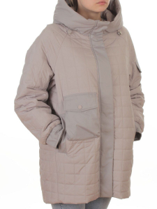 9608 GRAY Куртка стеганная демисезонная женская (100 гр. синтепон)