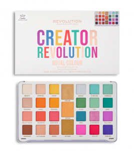 Палетка теней Makeup Revolution - Creator Limitess Nude Royal Colour