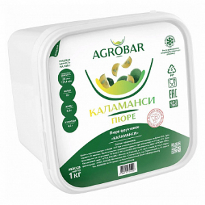 Пюре Каламанси без сахара (Агробар) замороженное, 1 кг