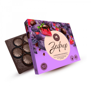 «Клубника и Базилик» в кондитерской глазури