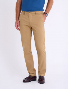STRETCH TWILL SLIM STAIGHT CHINO PANTS