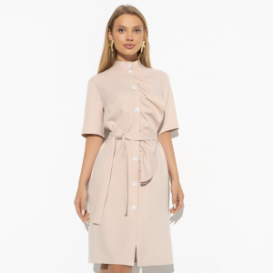 Платье, Счастье свободы (beige, с поясом)