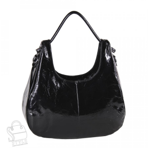 Сумка женская кожаная 6087-1Q black Polina&Eiterou  в Новосибирске