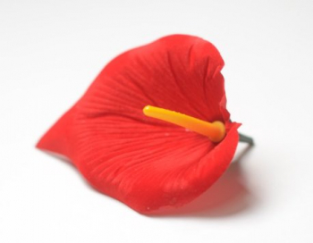 Искусственные цветы, Слои каллы бархатные для ветки, венка красный