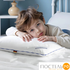 MedSleep MAYURA Подушка детская 40х60, 1пр.,хлопок-тик/пух