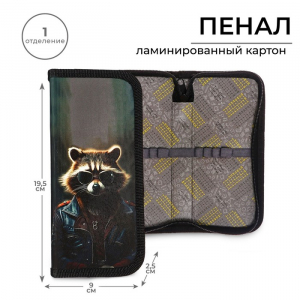 Пенал 1 секция, 90 х 195 х 25 мм, Calligrata 