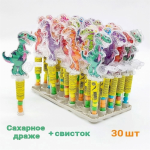 САХАРНОЕ ДРАЖЕ КАНДИ КЛАБ В ТУБЕ  С ИГРУШКОЙ ЗВЕРЯТА