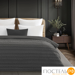 PRIME PRIVE МИС темн.-сер. Покрывало 240х260, 1 пр., 100% полиэстер
