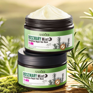 Восстанавливающая маска для волос c экстрактом розмарина SADOER, 250 гр.