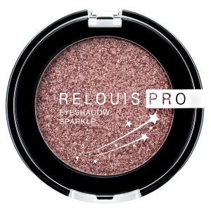 Тени для век Relous pro Relouis розовый тон:06 dusty rose  эффект сияния