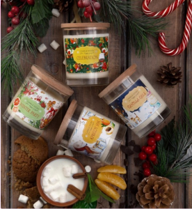 Зимняя свеча соевая 200 мл, серия "New Year"