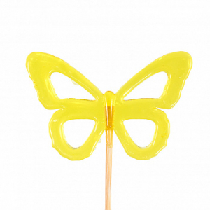 Карамель леденцовая Бабочка желтая, 11 гр