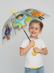 Прозрачный зонт для детей 