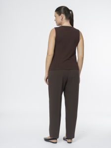 Базовый топ из вискозного трикотажа