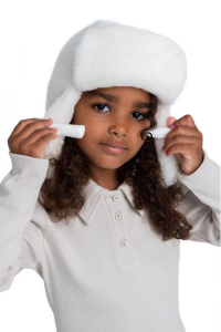 Шапка ушанка ДЕТСКАЯ ваниль