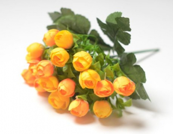 Искусственные цветы, Ветка в букете камелия 5 веток(20 гол.) (1010237)