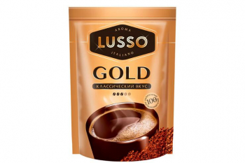 «LUSSO», кофе Gold, растворимый, 150 г