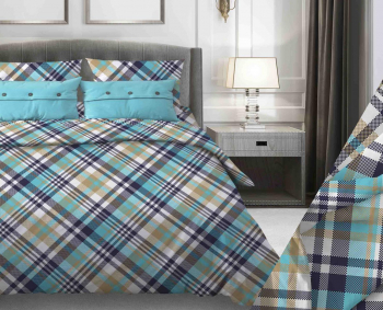 Простыня Лондон бирюзовый бязь