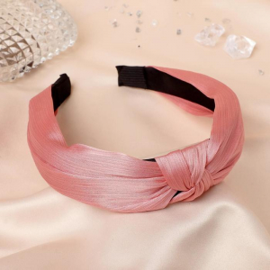 Ободок для волос «Престиж», 3 см, розовый