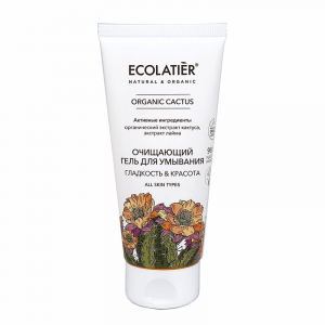 Ecolatier Очищающий гель для умывания Гладкость & Красота Organic Cactus 100 мл