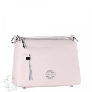 Сумка женская кожаная 0227C milk white Polina&Eiterou