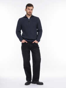 Джинсы прямого кроя из хлопка