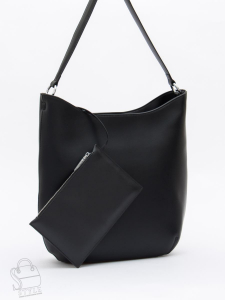 Сумка женская кожаная 1020M black  Polina&Eiterou