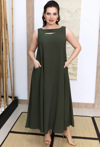 Платье ASV 2357 хаки