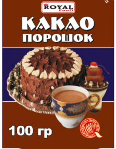 Какао порошок 100гр дойпак 45