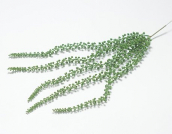 Искусственные цветы, Ветка зелени с ягодой свисающая (1010237) зеленый