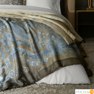 TOGAS ЭСФИРА Комфортер сер-зол 200х210, 1пр.; эвк.волокно/микроволокно