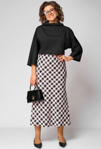 Комплект Anastasia 1284 черный клетка