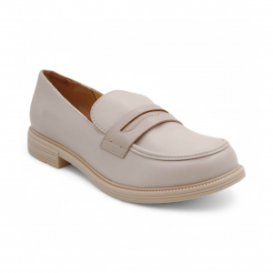 Лоферы женские К81-1М бежевые