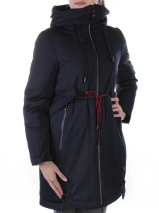 18602 DK. BLUE Пальто зимнее удлиненное Kaffir Lily (200 гр. холлофайбер)