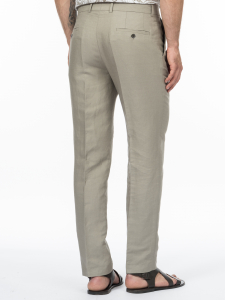 Брюки изо льна и вискозы