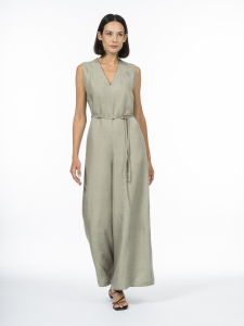 Комбинезон из вискозы и льна