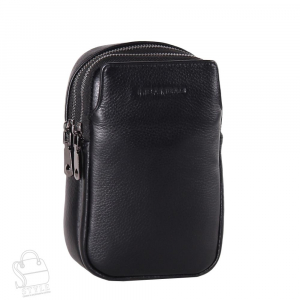 Рюкзак мужской кожаный 22-6158DH black Heanbag