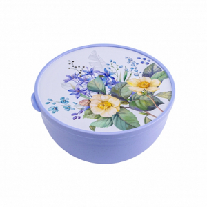 Миска с крышкой ЦВЕТУЩИЙ САД 3л