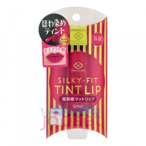 Sana Maikohan Liquid Matte Lip 02 Жидкий полуматовый тинт для губ, тон 02, Красное яблоко